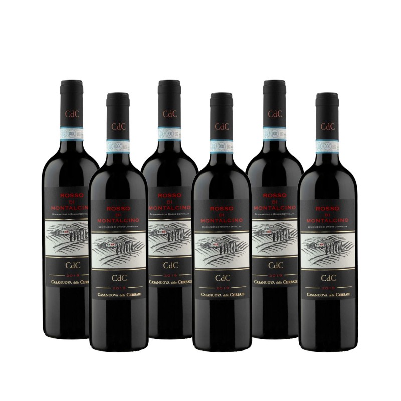 Rosso Di Montalcino Doc 2019 - Casanuova Delle Cerbaie (6 bottiglie) Vinové 