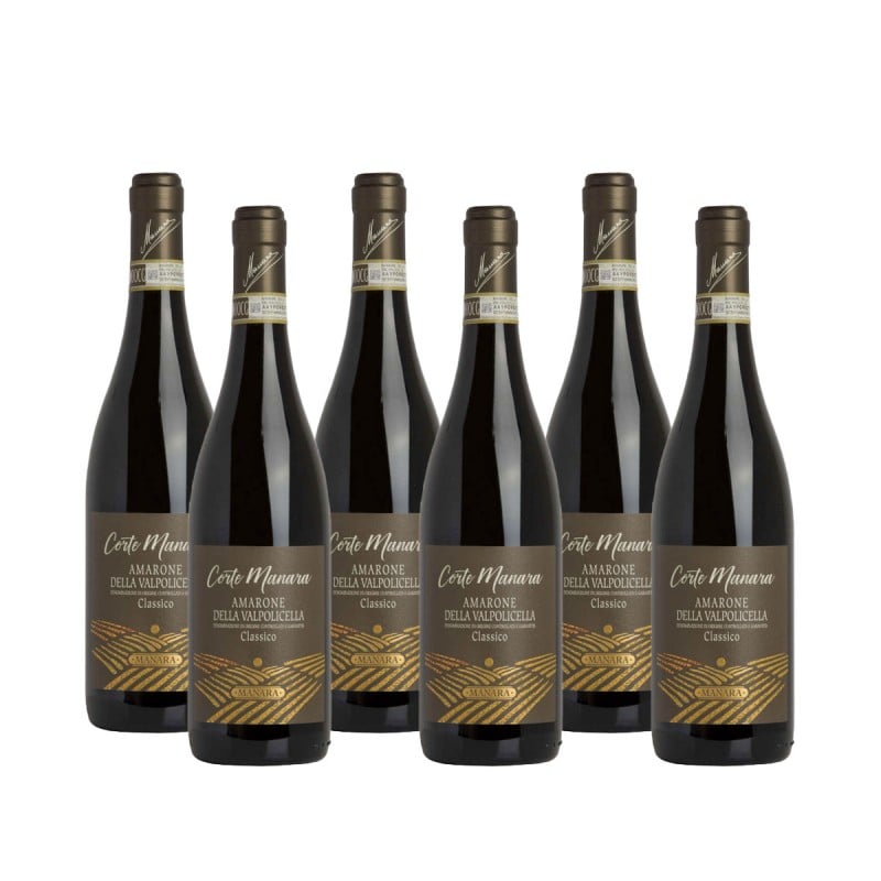 Amarone Della Valpolicella Classico Docg Corte Manara 2017 - Manara (6 bottiglie) Vinové MANARA