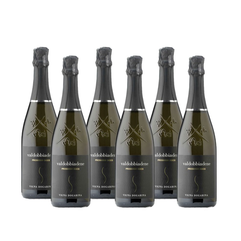 Valdobbiadene Prosecco Superiore Brut Docg - Dogarina (6 bottiglie) Vinové DOGARINA