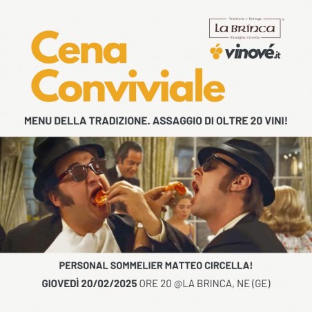 4 Portate 20 Vini - La Brinca - 20.2.25 Vinové 
