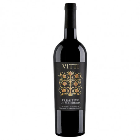 Primitivo Di Manduria Dop 2018 - Vitti Vinové VITTI Primitivo Di Manduria Dop 2018 - Vitti Vinové VITTI