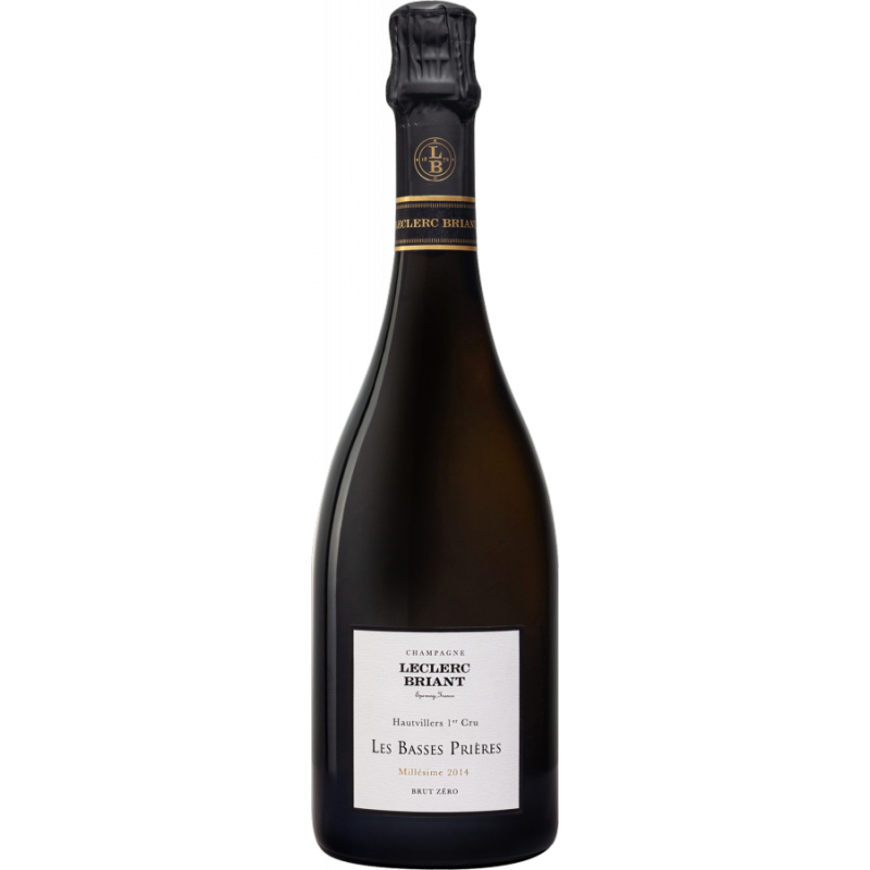 Champagne Brut Zero Hautvillers Premier Cru Aoc Les Basses Prières Anno - Leclerc Briant
