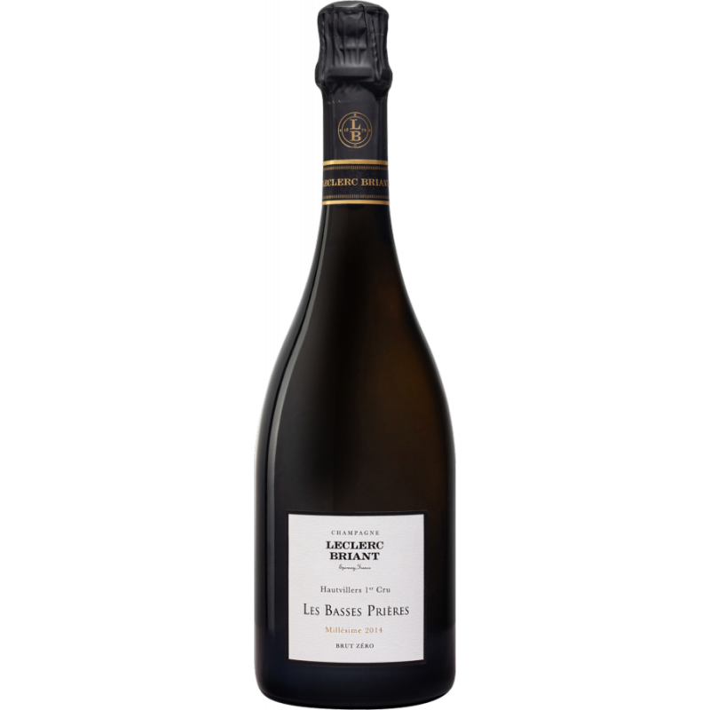 Champagne Brut Zero Hautvillers Premier Cru Aoc Les Basses Prières Anno - Leclerc Briant